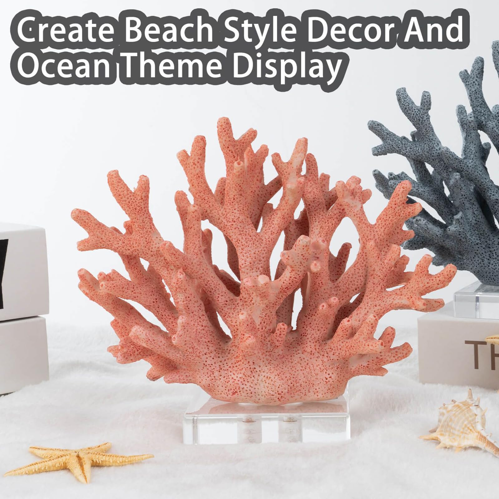 Amazon.com: Hjpzrui Coral Reef Decor Faux Coral Decor Resin Coral